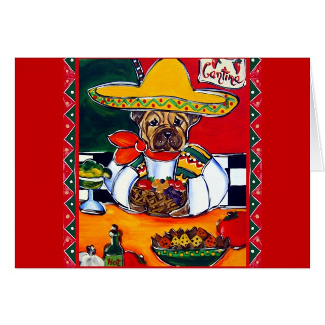 Shar-Pei Mexico Chef (Front Horizontal)