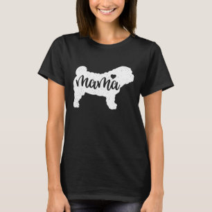 Shar Pei Mothers Day Mama Dog Mum Paw  Tee