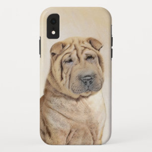 Shar Pei Painting - Cute Original Dog Art Case-Mate iPhone Case