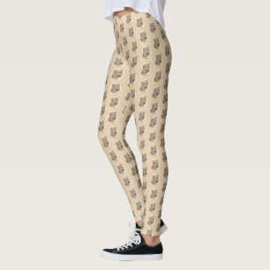 Shar Pei Painting - Cute Original Dog Art Leggings