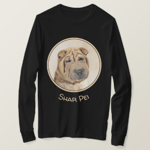 Shar Pei Painting - Cute Original Dog Art T-Shirt