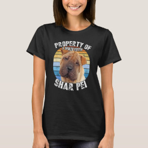 Shar Pei Property Of Retro T-Shirt