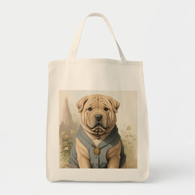Shar-Pei Tote Bag (Front)