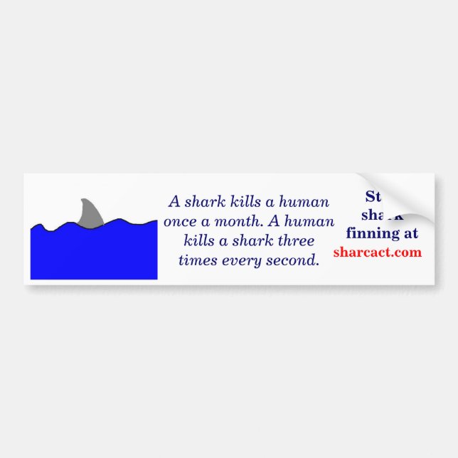 Sharc Act Bumper Sticker (Front)