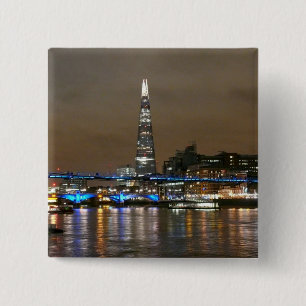 Shard - London Super! 15 Cm Square Badge