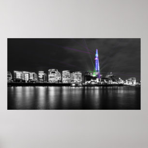 Shard with Lasers Poster