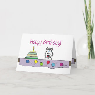 Share a Husky Birthday Card