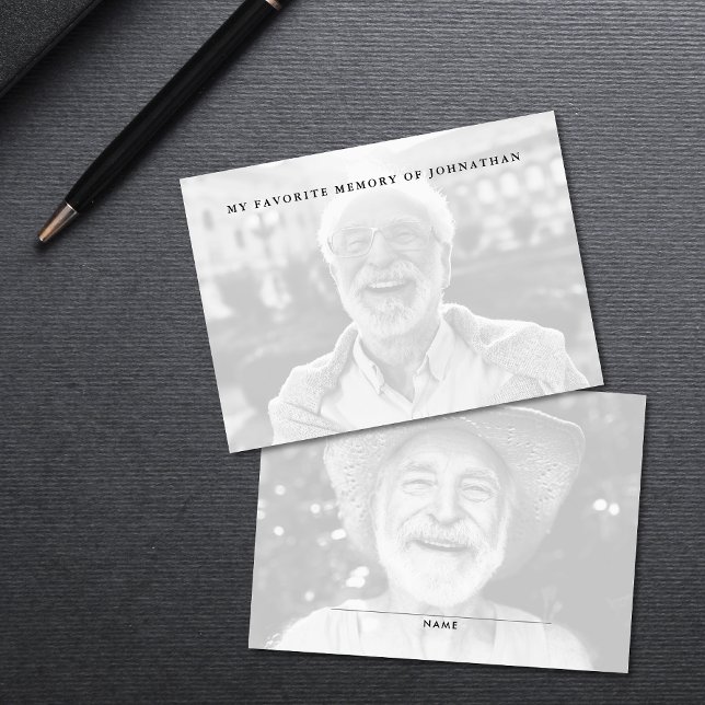 Share A Memory 2-Photo Memorial Card (Creator Uploaded)