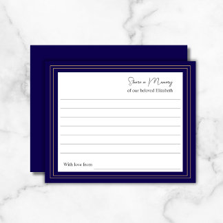 Share a Memory Loving Word Funeral Attendance 