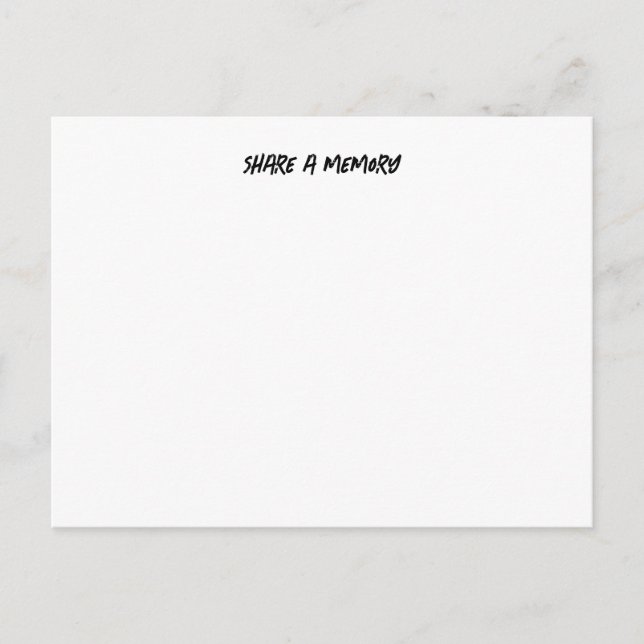 Share a memory postcard  (Front)
