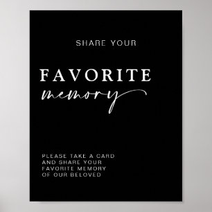 Share a Memory Sign   Guest Book Alternative