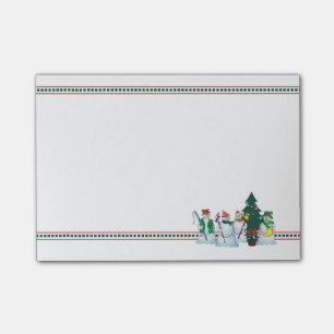 share a smile snowman 15v4 post-it notepad