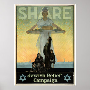 Share - Jewish Relief Campaign Poster