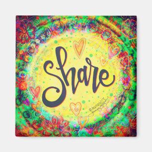 “Share” One word Inspirivity Magnet
