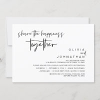 Share the happiness together, Elopement Party