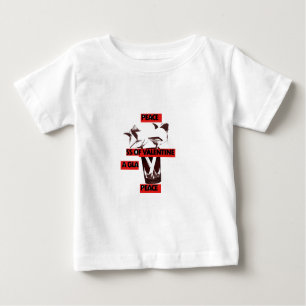 Share the Love: A Glass of Valentine Peace Art  Baby T-Shirt