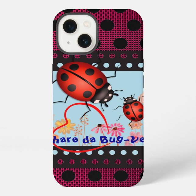 Share the Love Bug iPhone Case (Back)