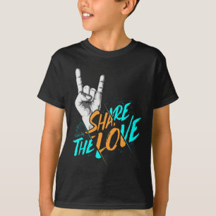 Share The Love Men Women Kids Boys Girls ASL Gift  T-Shirt