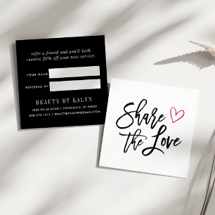 Share the Love   Referral Card