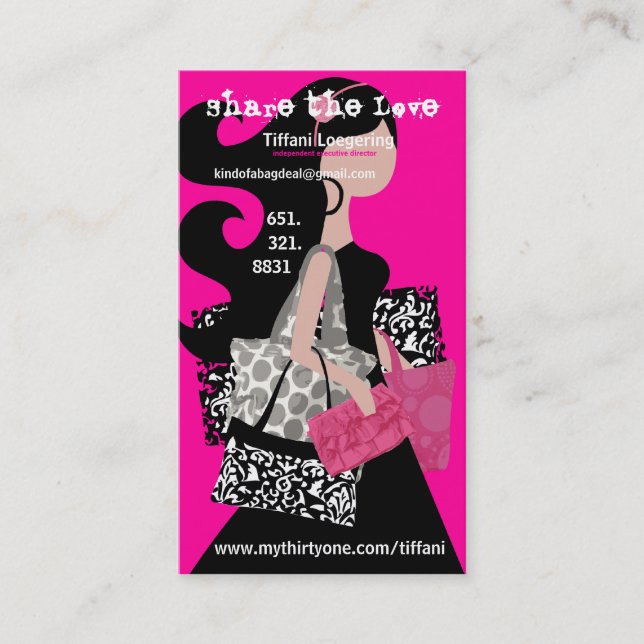 Share the love referral card (Front)