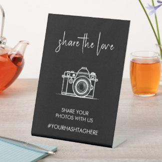Share the Love - Wedding Hashtag Photo Sign