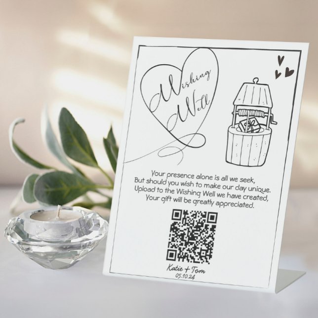 Share the Love Wishing Well QR Code Sign (Creator Uploaded)
