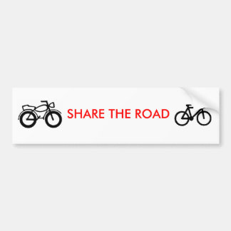 share the road bumper sticker