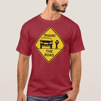 Share the road front T-Shirt
