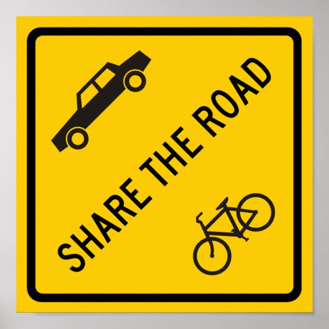Share the Road Highway Sign (Front)