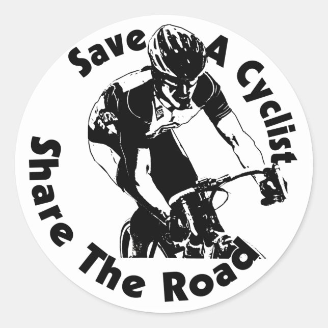 Share The Road Sticker (Front)