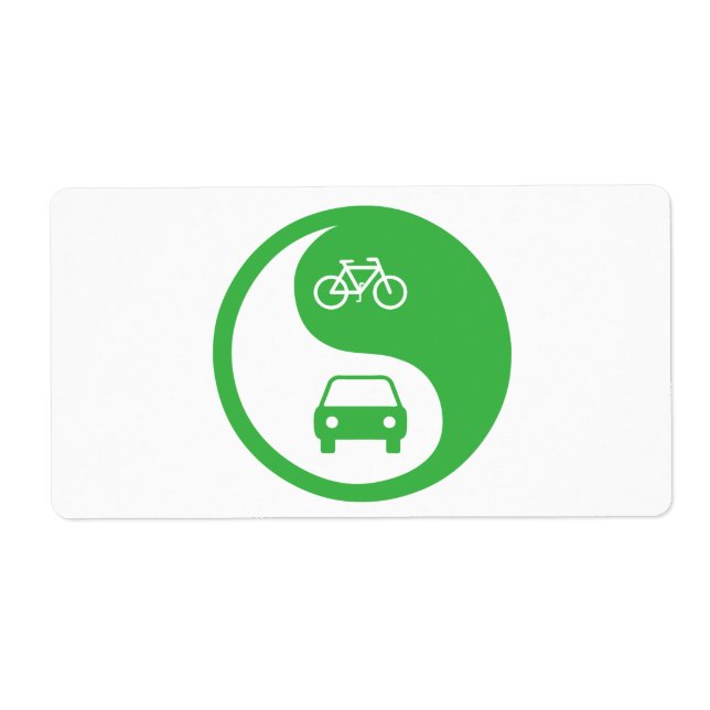 Share the Road Yin Yang (Front)