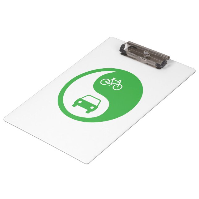 Share the Road Yin Yang Clipboard (Angled)