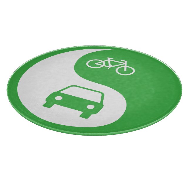 Share the Road Yin Yang Cutting Board (Corner)