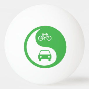 Share the Road Yin Yang Ping Pong Ball