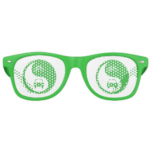 Share the Road Yin Yang Retro Sunglasses