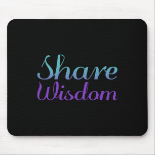 Share Wisdom Suicide Prevention Depression Awarene Mouse Pad