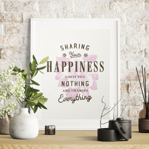 Share Your Happiness Poster