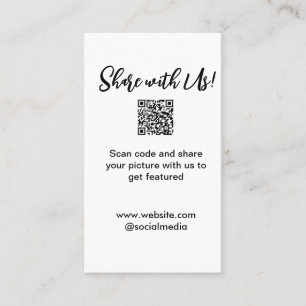 Share your picture scan QR code add website email Business Card
