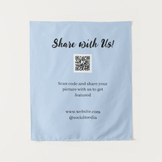 Share your picture scan QR code add website email  Tapestry