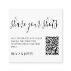 Share Your Shots QR Code Card, Capture The Love