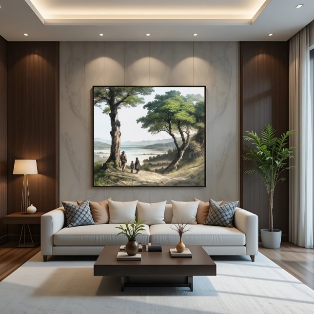 Shared Horizon Canvas Print (Creator Uploaded)