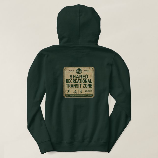 Shared Recreational Transit Zone R.T.A. Hoodie (Design Back)