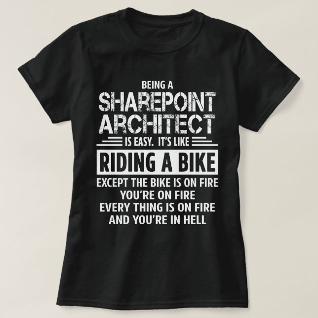 Sharepoint Architect T-Shirt (Design Front)