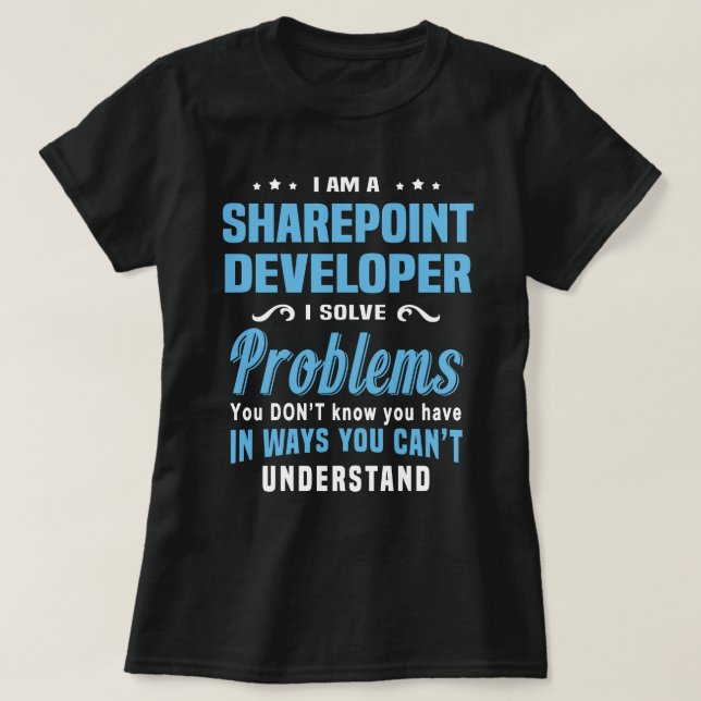 Sharepoint Developer T-Shirt (Design Front)