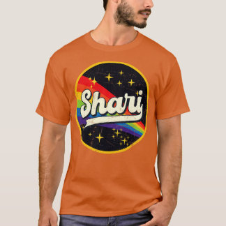 Shari Rainbow In Space Vintage GrungeStyle T-Shirt