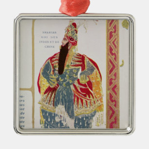 Shariar, King of the Indies and China Metal Tree Decoration