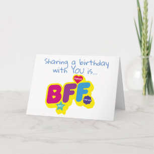 **SHARING BIRTHDAYS** IS MY FAVORITE BIRTHDAY GIFT CARD