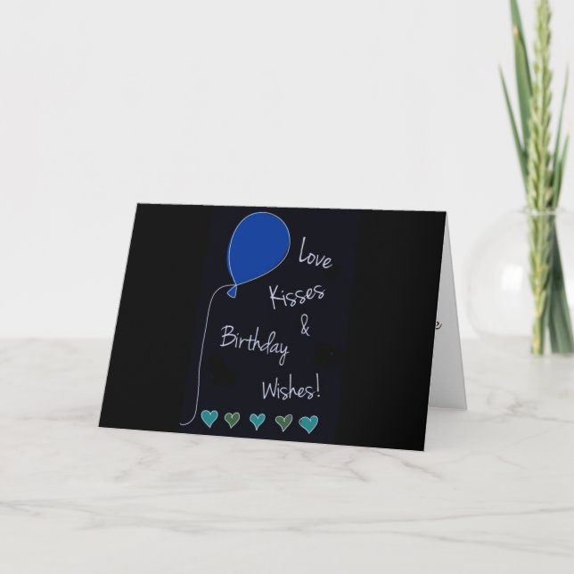 "SHARING BIRTHDAYS WITH YOU" FAVORITE THING TO ME CARD (Front)