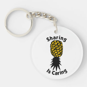 Sharing is Caring Key Ring