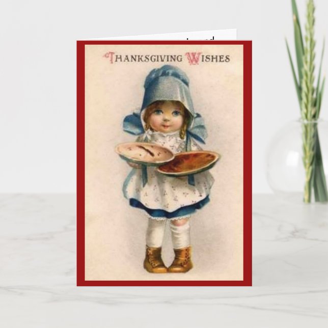 Sharing Thanksgiving Holiday Card (Front)